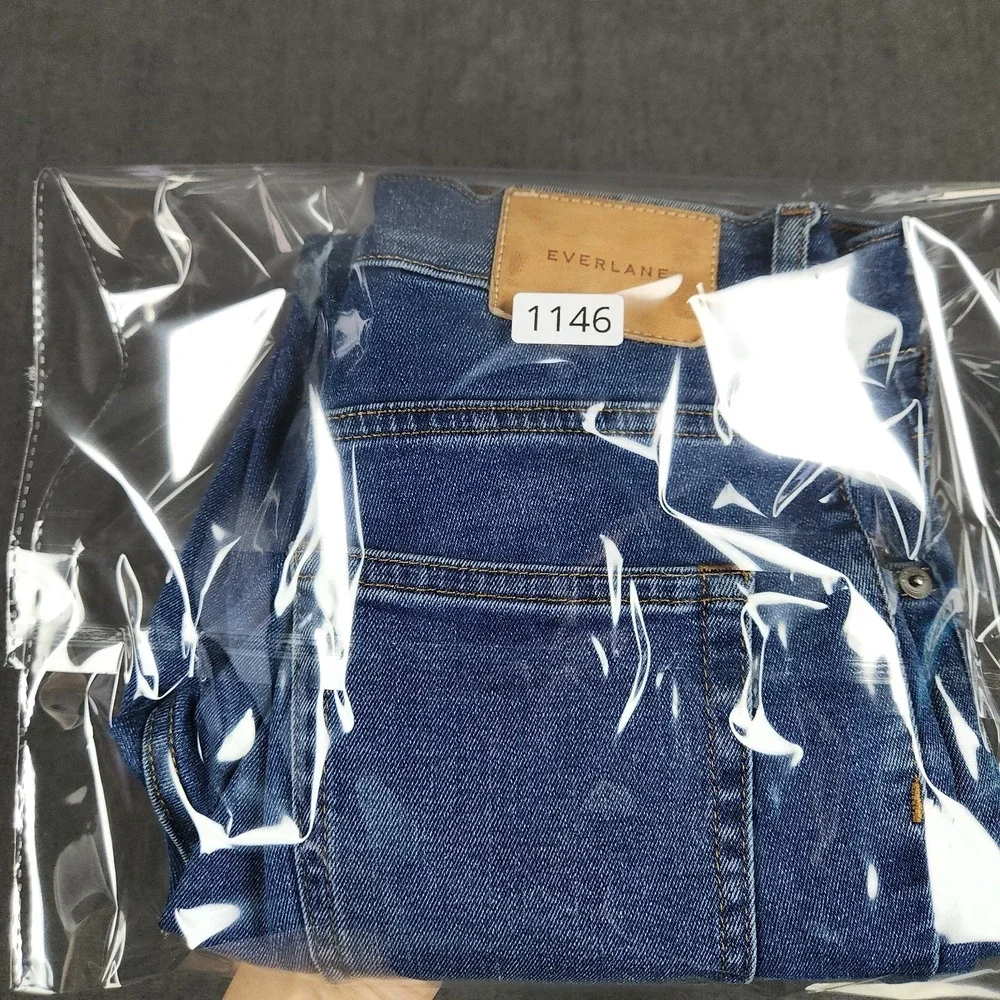 Everlane Jeans Womens Size 24 Ankle High Rise Slim Straight Cigarette Button Fly